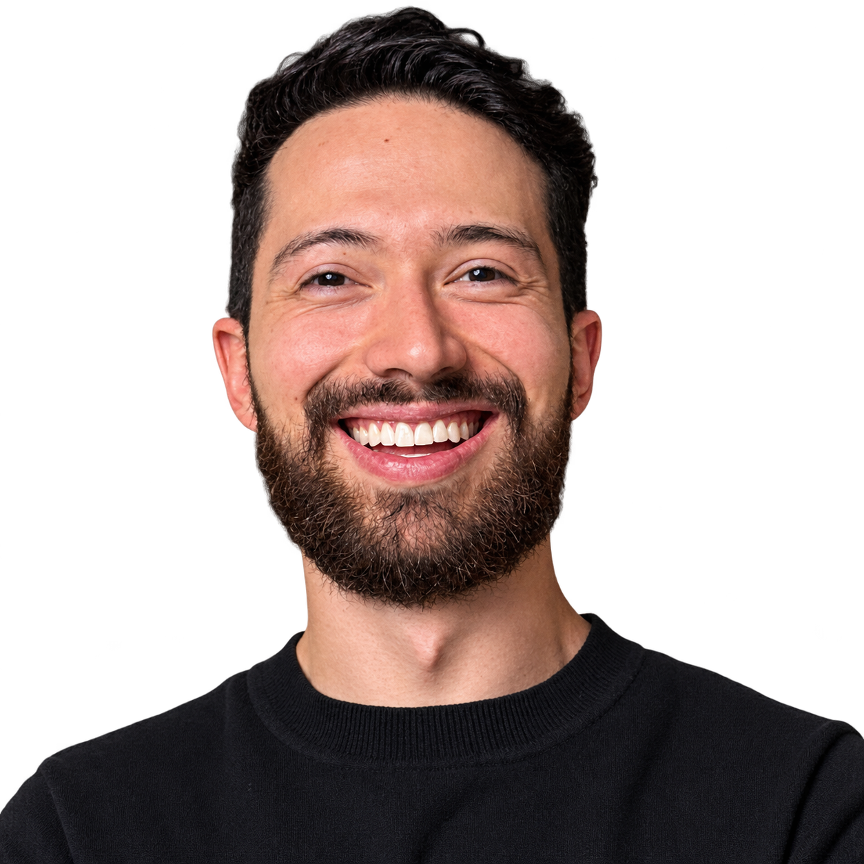 Andrés Jiménez sonriendo, retrato oficial